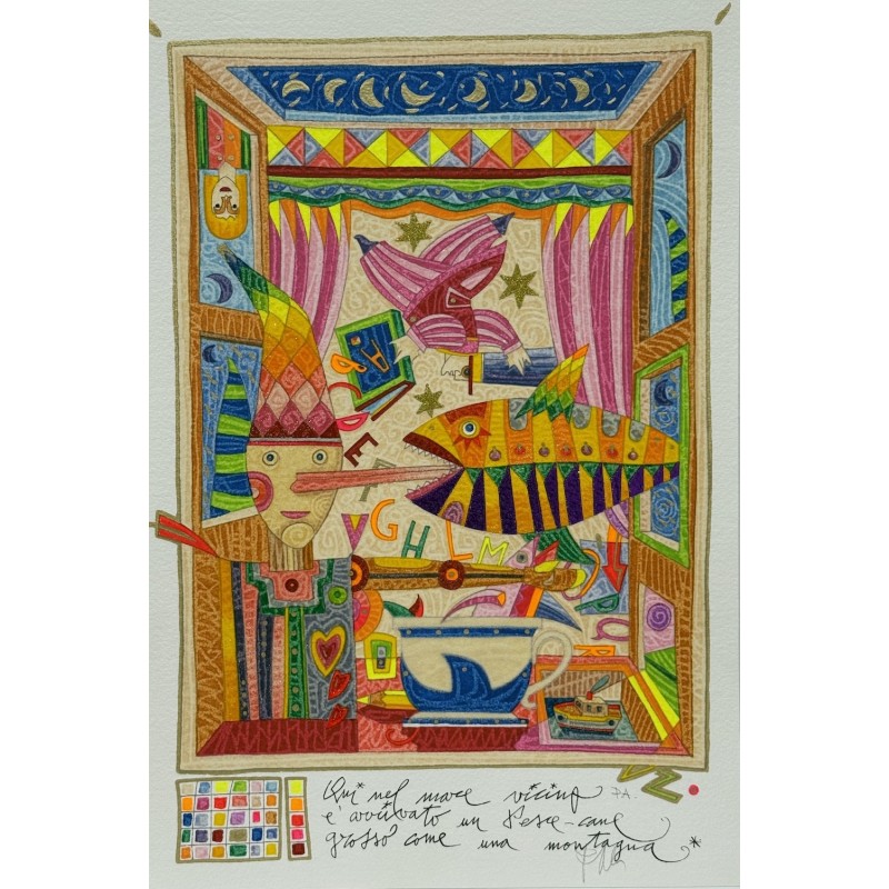 Qui nel mare vicino è arrivato un pesce-cane grosso come una montagna