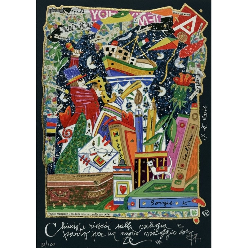 Chiudo i ricordi nella valigia e parto per un nuovo viaggio con te