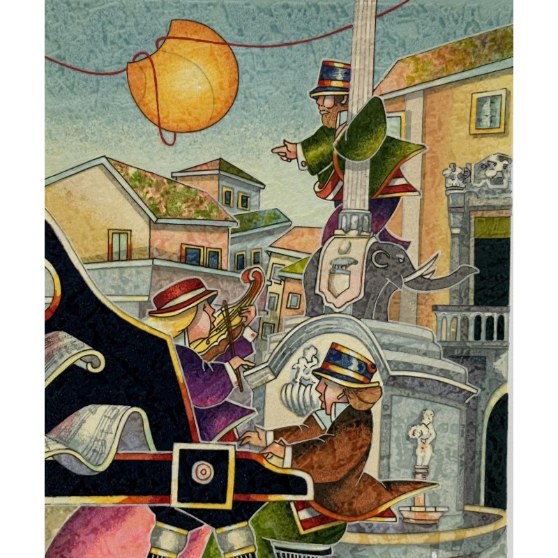 Francesco Nesi - "Elefantino curioso" | Calandra Arte Contemporanea