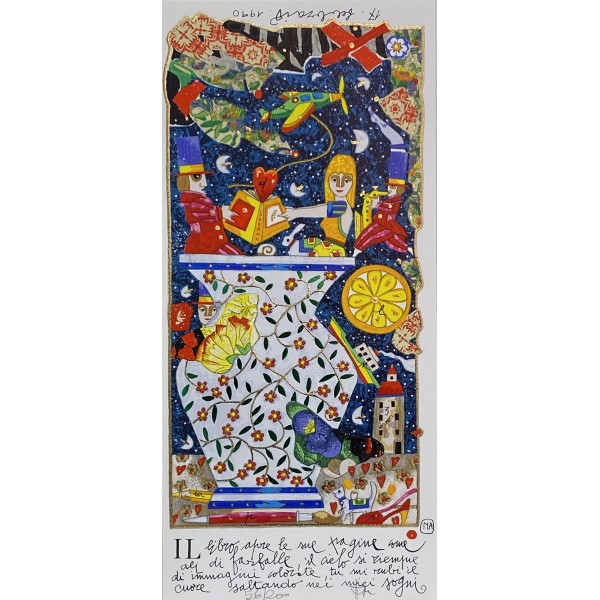 Il libro apre le sue pagine come ali di farfalle