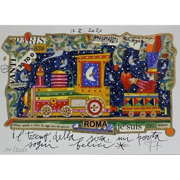 Rare limited edition serigraph by Francesco Musante. Hand signed, numbered, and perfect for art collectors and investors.