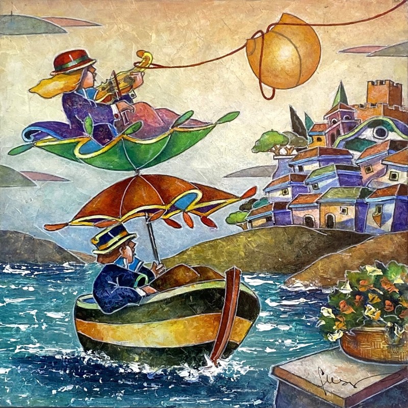 Francesco Nesi - Inseguendo la luna (Chasing the Moon) | Calandra Arte Contemporanea