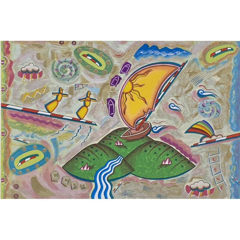 Giuliano Ghelli - "Approdo sentimentale" (Sentimental Landing) | Italian Fine Art Print