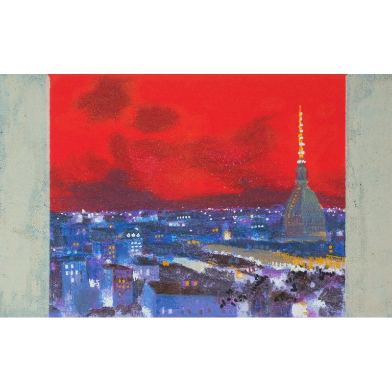 Natale Addamiano - "La Mole al crepuscolo" (2008) | Calandra Arte