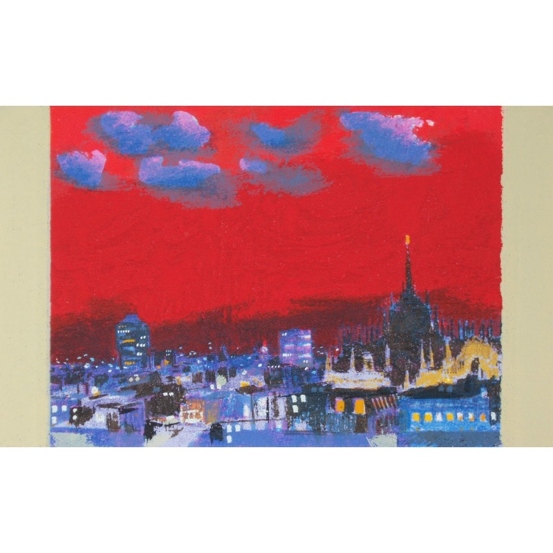 Natale Addamiano - "Crepuscolo" Milan: The Duomo | Calandra Art
