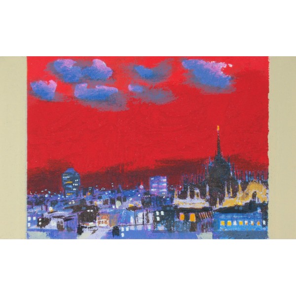Natale Addamiano - "Crepuscolo" Milan: The Duomo | Calandra Art