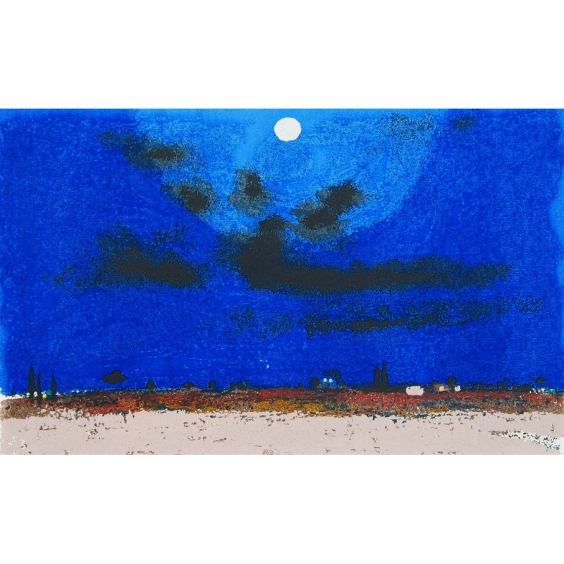 Natale Addamiano - "Murgia di notte" (Night in Murgia) | Calandra Art