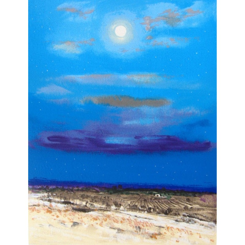 Natale Addamiano - "Notte d'estate" (Summer Night) 70x50 | Calandra Art