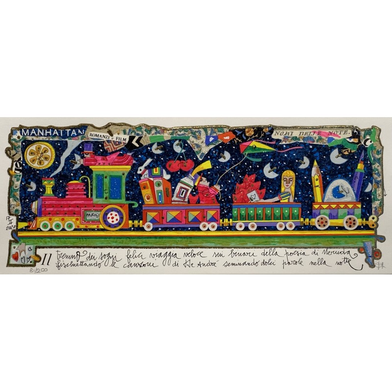 Il treno della sera mi porta sogni felici