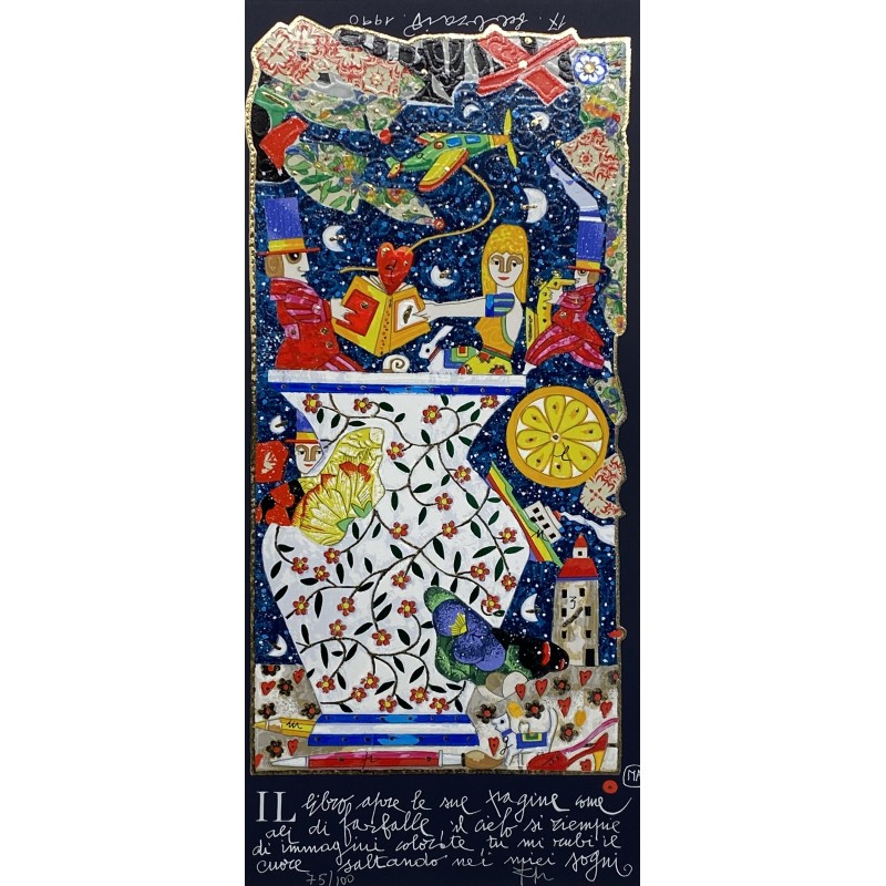 Il libro apre le sue pagine come ali di farfalle