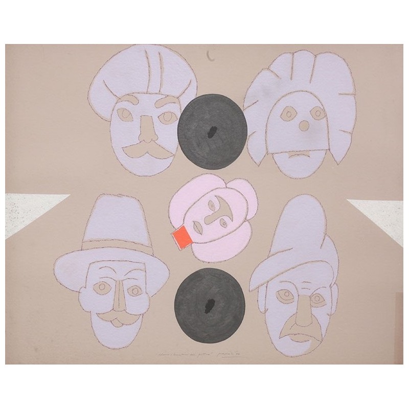 Concetto Pozzati, Volano i burattini del pittore | 2003