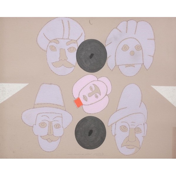 Concetto Pozzati, Volano i burattini del pittore | 2003