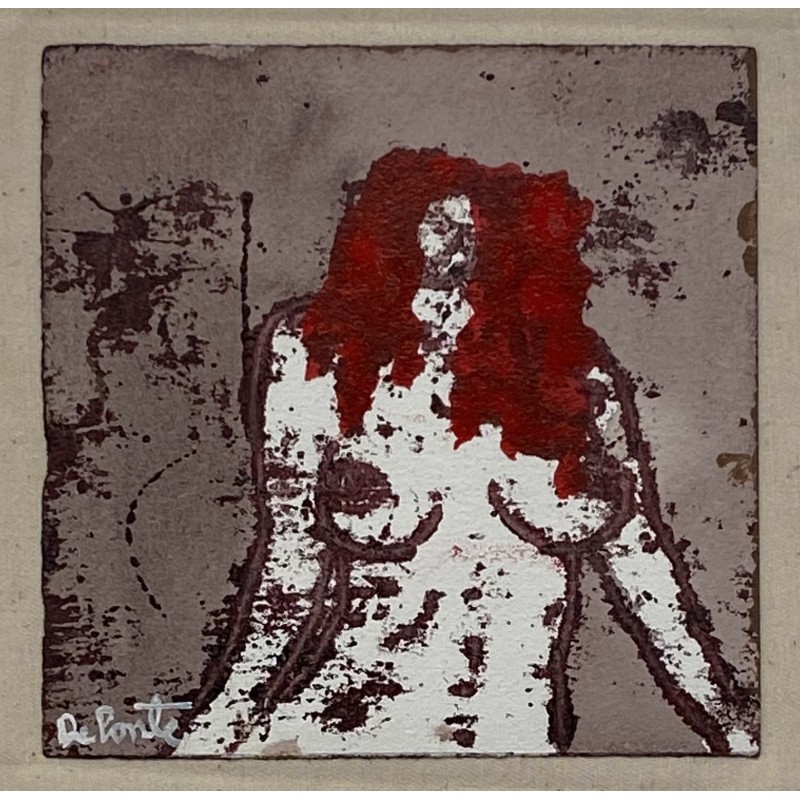 Sandro De Ponte - Untitled 13x13 | Mixed Media on Paper