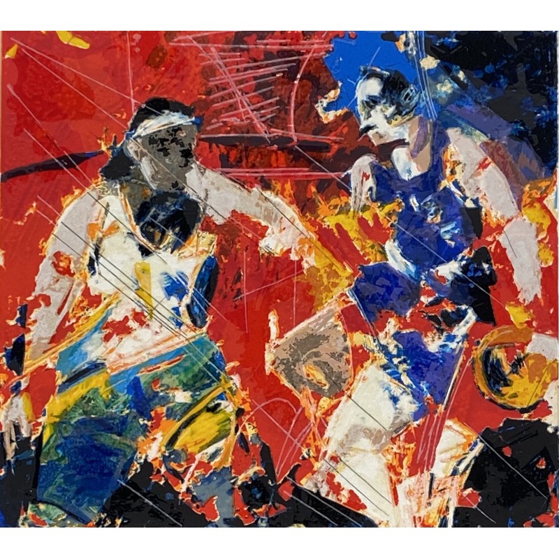 Francesco Toraldo - Basket 23x25 | Serigrafia Polimaterica Originale