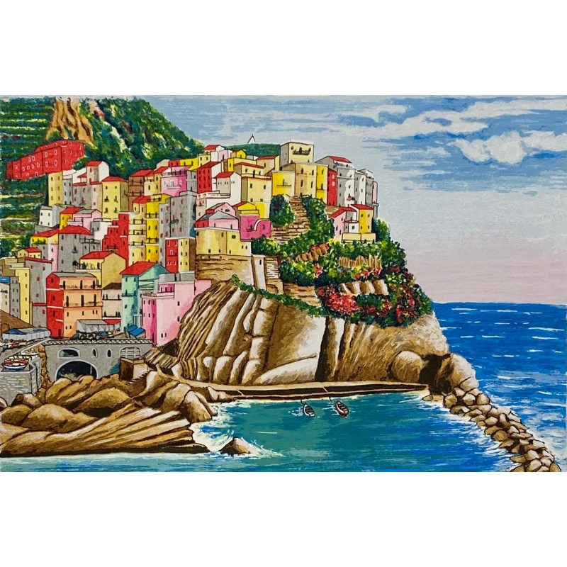 Manarola Art Print by Francesca Mercante | Calandra Art Gallery