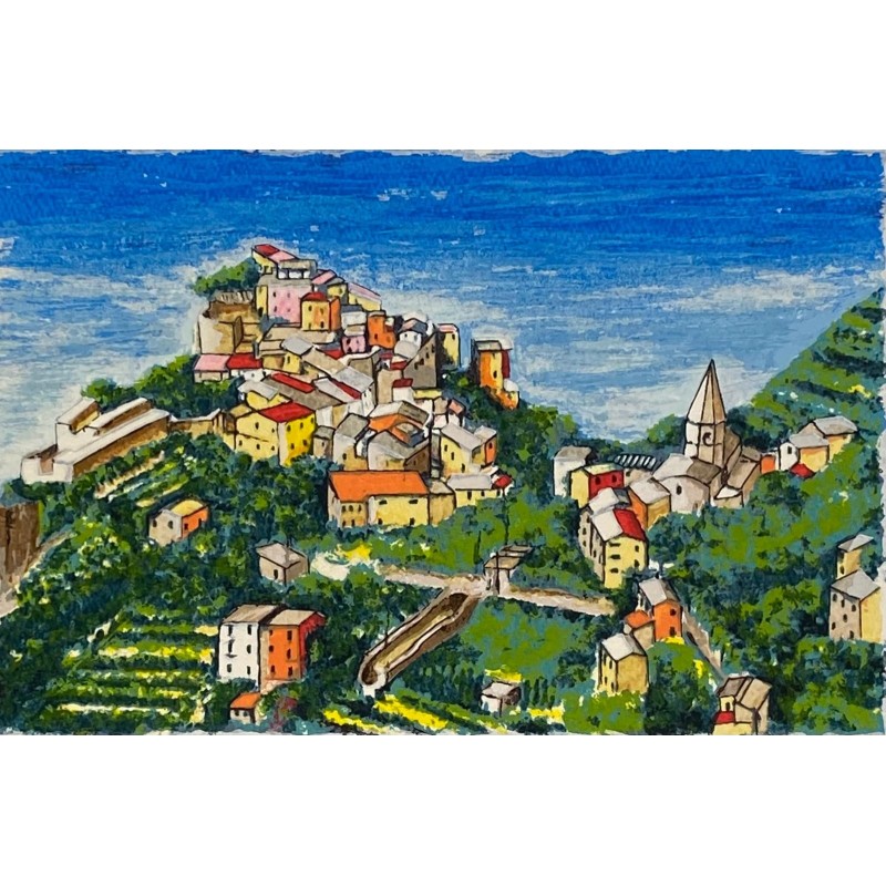 Corniglia Serigrafia  - Francesca Mercante | Calandra Art Gallery