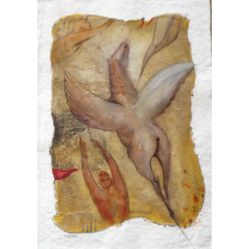 Roberto Cosimi, Volare con Pegaso, Opera su carta